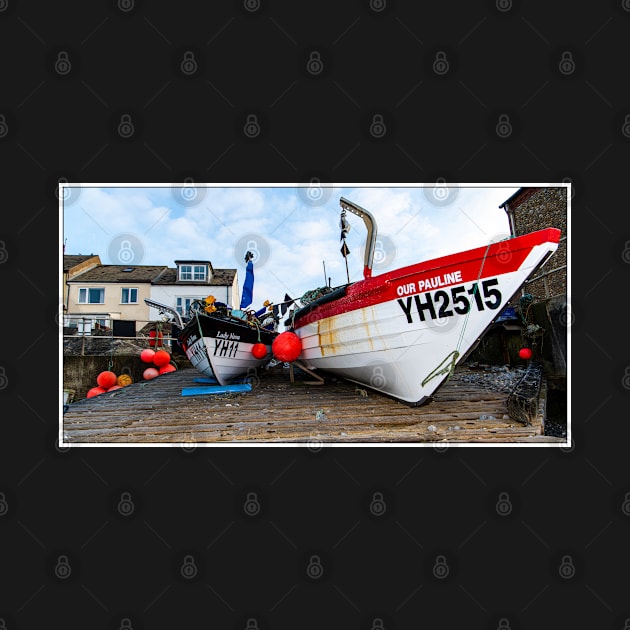 Lobster Boats Sheringham by Robert john