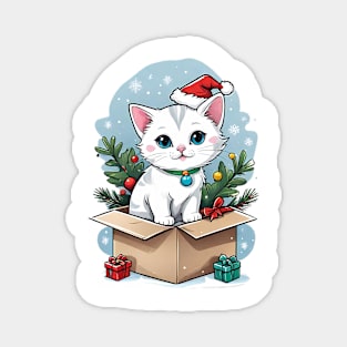 Cat christmas Magnet