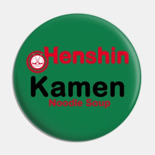 Henshin Transforming Noodle Logo Pin