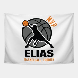 Elias MVP Custom Player Basketball Prodigy Your Name Tapestry