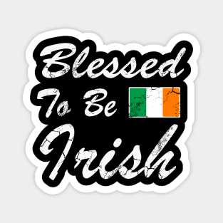 Blessed To Be Irish Ireland Flag St Patrick's Day Magnet