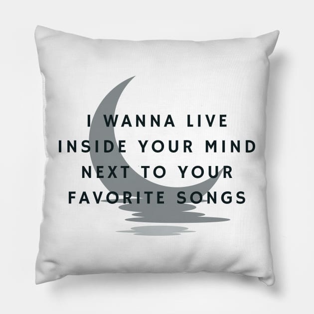 next to your favorite songs Pillow by RexieLovelis