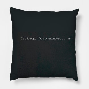 Begin Future C Prompt Pillow