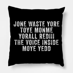 JONE WASTE YORE Funny I Miss You Jone Waste Yore Toye Monme Pillow