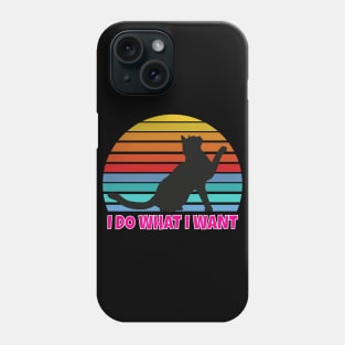 Vintage Black Cat Lover Phone Case