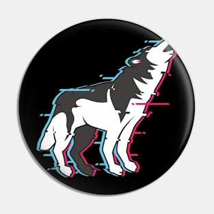 Wolf : glitch effect Pin