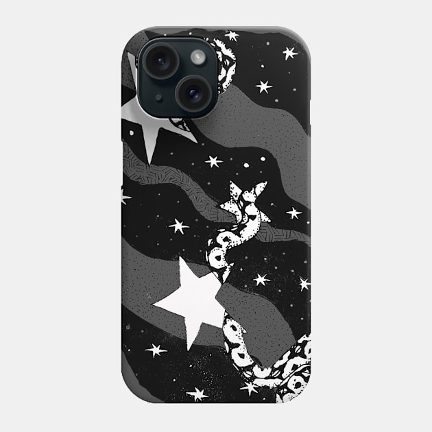 Snake in the Sky Phone Case by Freja