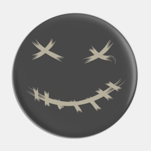 X Smiling Face Pin