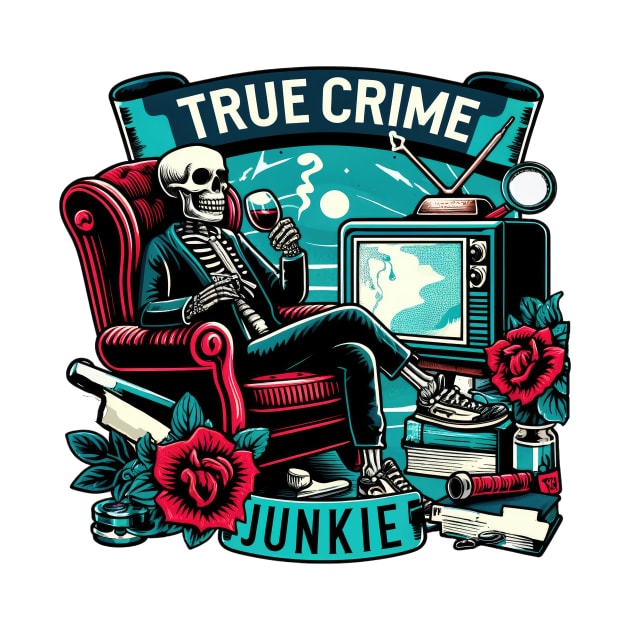 True Crime Junkie Funny Murderino Crime Lover by Visual Vibes