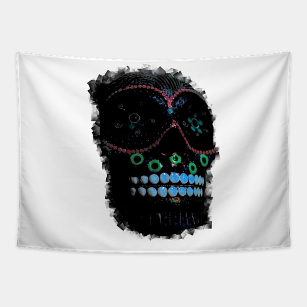 Skull gothic Tapestry by HorizonNew