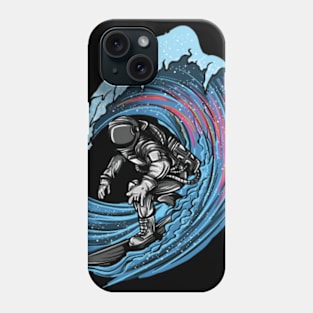 Astronaut Surfer Stylish Space Phone Case