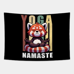 Panda Yoga Meditation Namaste Tapestry