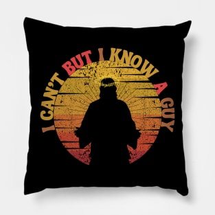 I can't but I know a Guy-Vintage Sunset Jesus Faith Pillow