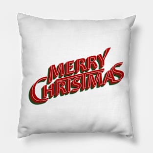 Merry Christmas Typo Pillow