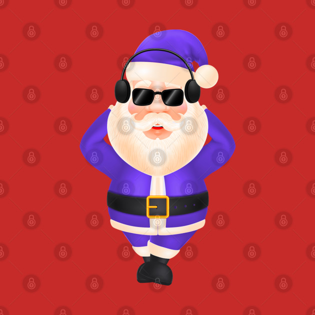 cool purple santa claus christmas by M_Mary