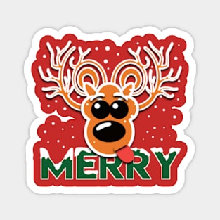 MINIMALS: Merry Stag Magnet