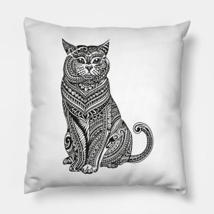 Polynesian British Shorthair cat Pillow