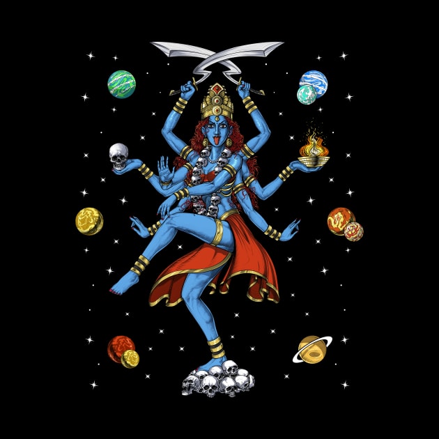 Kali Hindu Goddess by underheaven