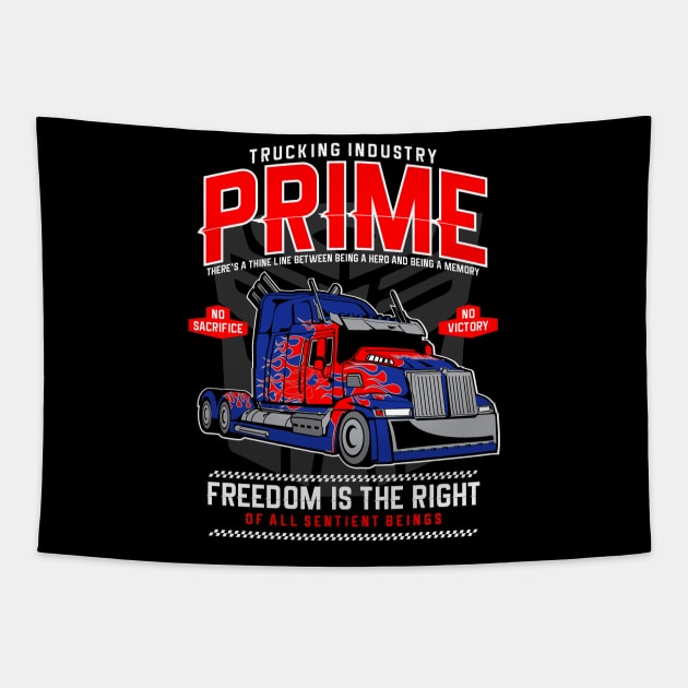 Optimus prime Tapestry by OniSide