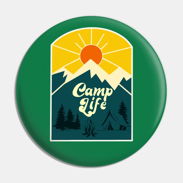 Camp Life Pin by DEMON LIMBS