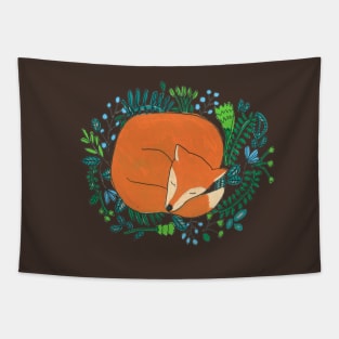 Sleeping Fox Tapestry