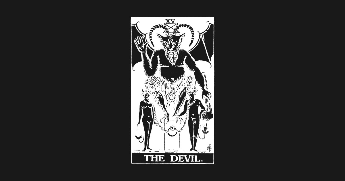 The Devil Tarot Card Shirt Tarot Card 15 XV The Devil Tarot Card