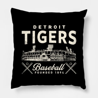 Detroit Tigers Stadium by Buck Tee Pillow