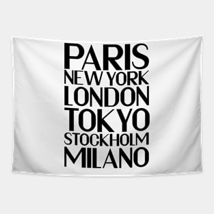 FAVE CITIES Tapestry