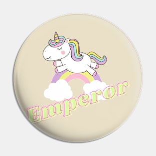 emperor ll unicorn Pin