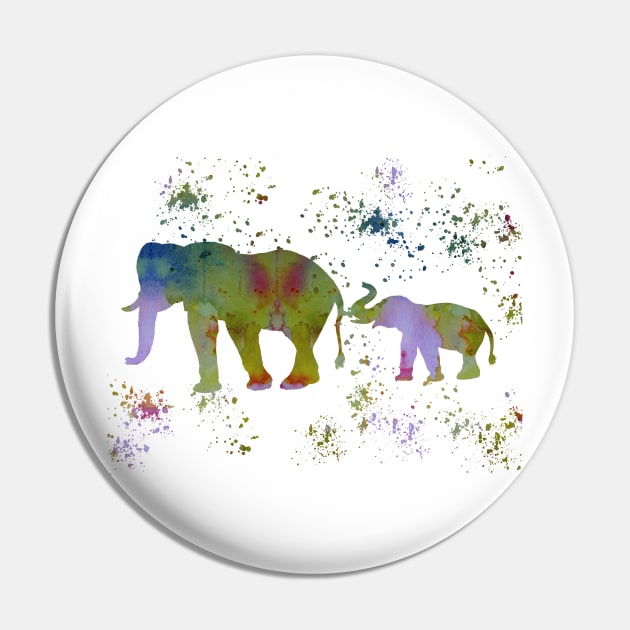 Elephants Pin by BittenByErmines