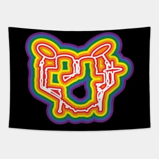 Drum kit retro vibe Tapestry