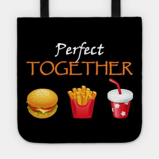 Perfect Together Burger Fries Soda Combo Tote