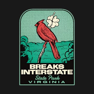 Breaks Interstate State Park VA Vintage Travel T-Shirt