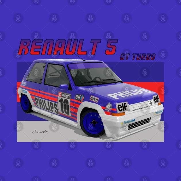 Renault 5 GT Turbo by PjesusArt