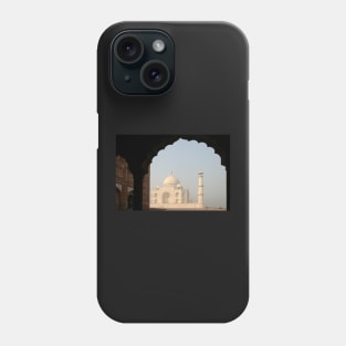 Taj Mahal, famous mausoleum in India Phone Case