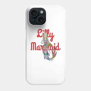 Beautiful lilly marmaid Phone Case