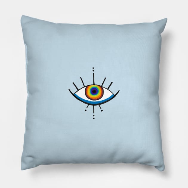 i see you... Pillow by sloanpirie