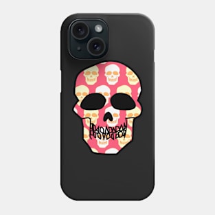 Cranium of skulls in pink Phone Case