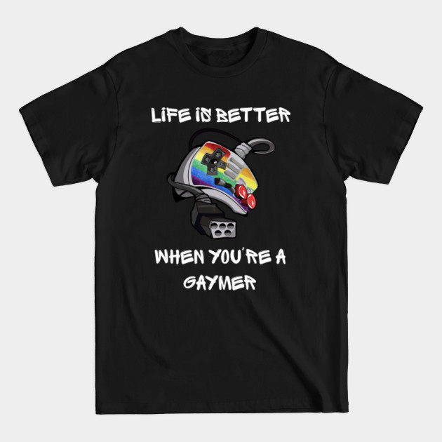 Funny Gay LGBTQ Game Lover Gaming Controller Gaymer Pride Humor - Gay Gamer - T-Shirt Funny Gay LGBTQ Game Lover Gaming Controller Gaymer Pride Humor - Gay Gamer - T-Shirt