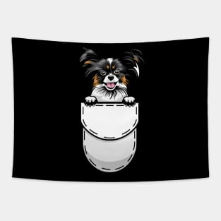 Papillon Pocket Dog Tapestry