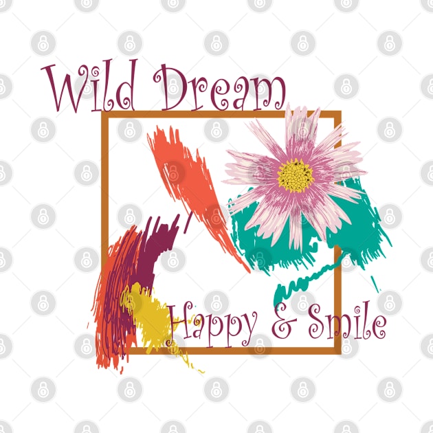 nature Wild Dream Painted sunflower by SSSD