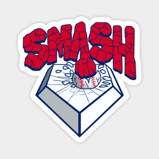 Smash Baseball Magnet