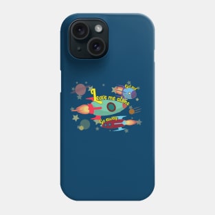 Passive aggressive Space Rockets Phone Case