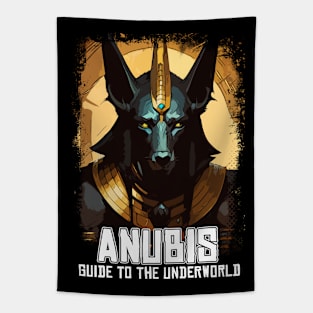 Anubis Ancient Egyptian God of Death Tapestry