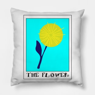The Flower Tarot Card Pillow