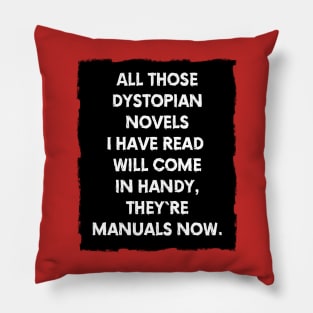 They Are Manuals Now Pillow