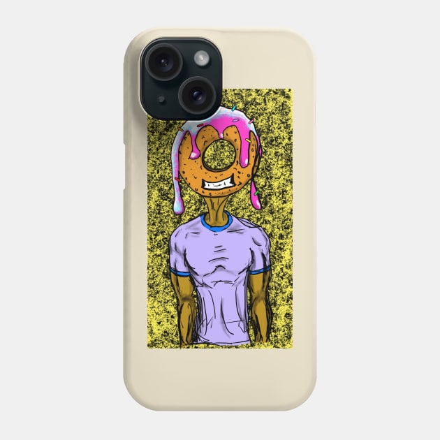 Donut Man Phone Case by ArtsWorX719