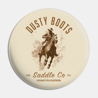 Dusty Boots Saddle Co Pin