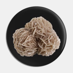 Desert Rose Selenite Mineral Sample Pin