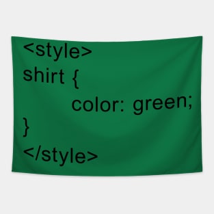 HTML Style - Green Tapestry